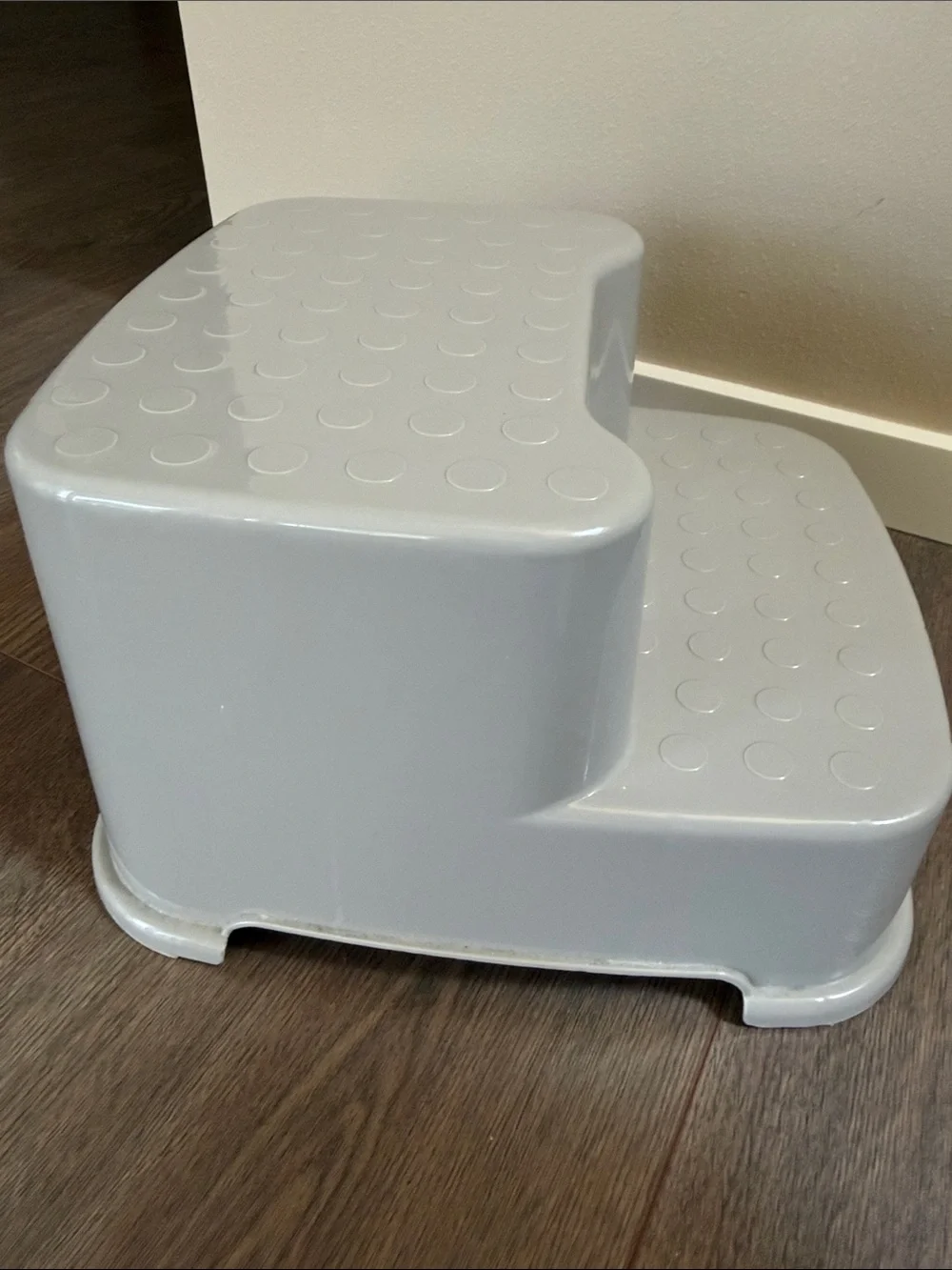 Playtex Transitions Step Stool Gray Toddler Bathroom Non-Slip Stepping Stool